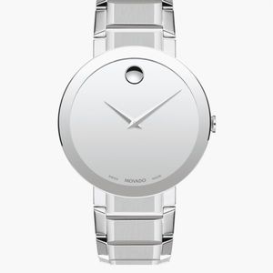 Men’s Movado Sapphire mirror faced watch